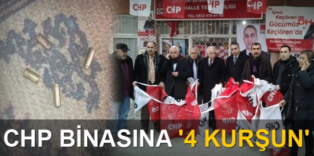 CHP binasına kurşun yağmuru!..