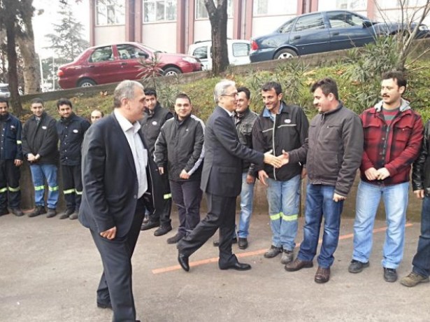 Özgen, ERDEMİR işçileri ile biraraya geldi..