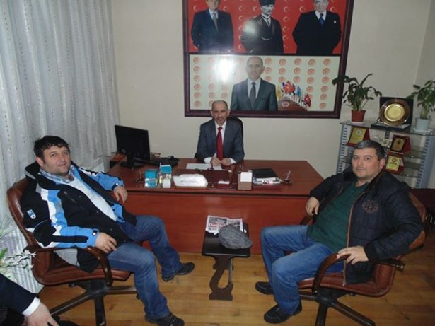 AK PARTİLİLERDEN, MHP ADAYINA ZİYARET!..