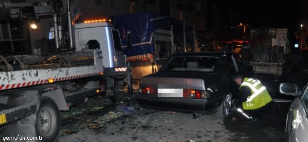 'DUR' İKAZINA UYMADI PAZAR YERİNE DALDI...