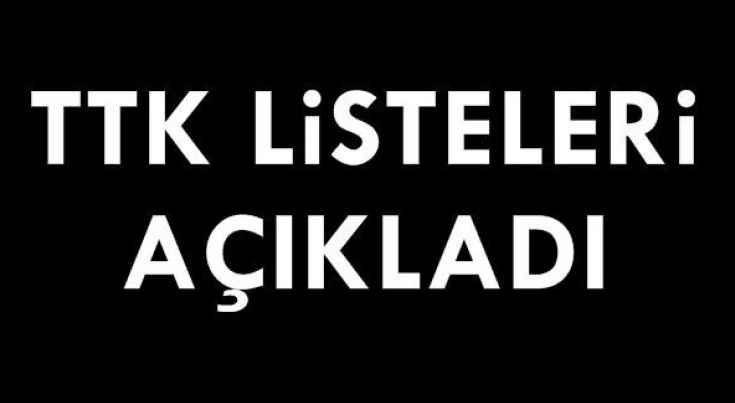 TTK'ya girmeye hak kazanan 1500 kişi belli oldu: İşte liste..