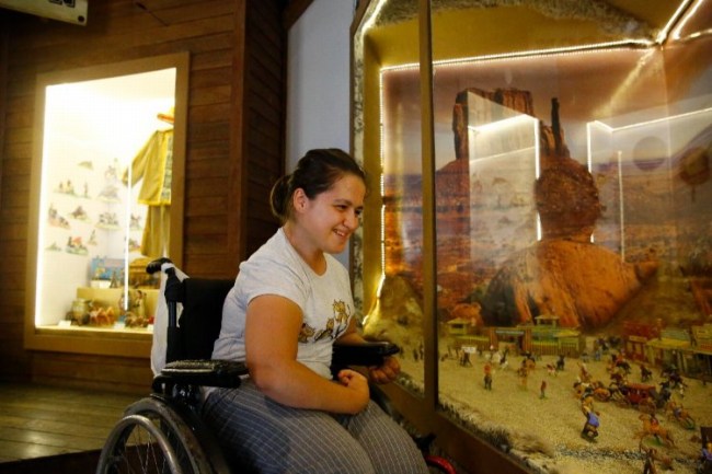 Özel bireyler Antalya'ya hayran kaldı