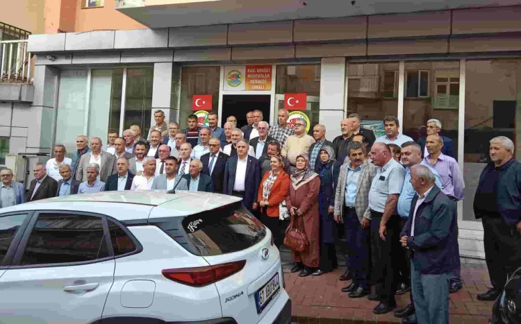 Milletvekili Bozkurt muhtarlar derneğini ziyaret etti