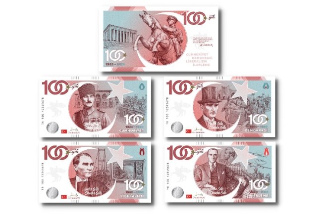 Cumhuriyet'in asırlık öyküsüne hatıra banknot