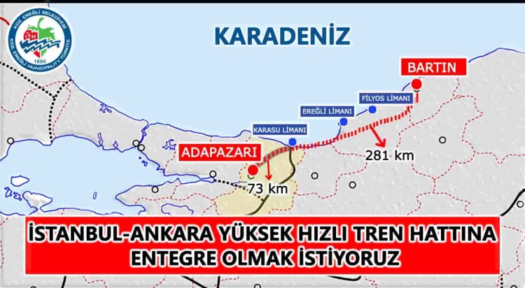 Hızlı tren seferine entegre olmak istiyoruz