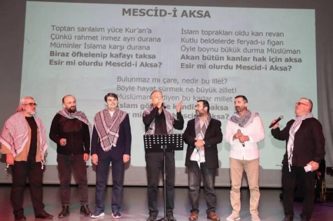 Gebze'den Filistin'e 'ses' ve 'nefes'