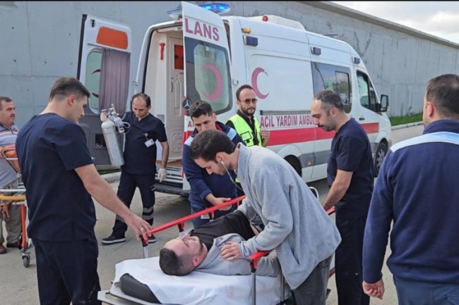 Bursa Şehir Hastanesi'nde gerçeği aratmayan tatbikat!