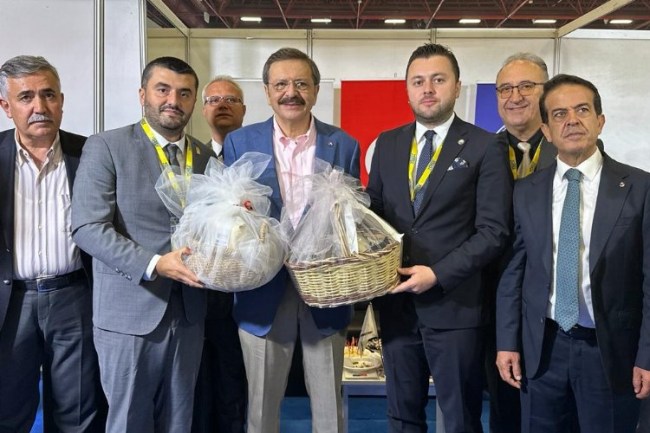 Keşan TSO standına Hisarcıklıoğlu'ndan ziyaret