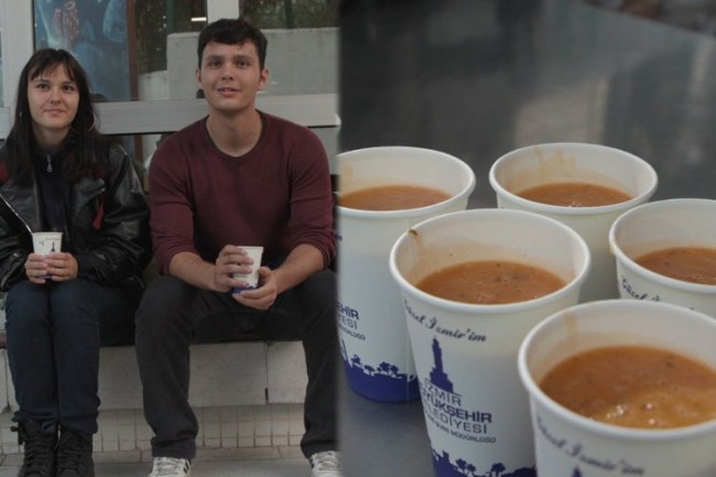 Gençlere ders öncesi "Günaydın Çorbası"