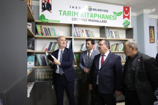 Bursa İnegöl'ün 2. Tarım Kitaphanesi açıldı