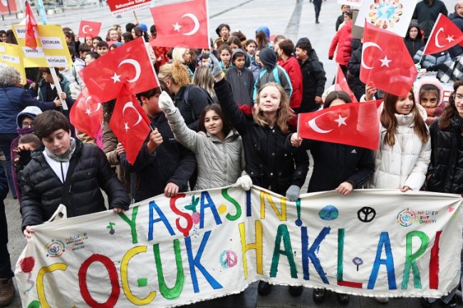 Bursa Nilüfer'de söz çocukların