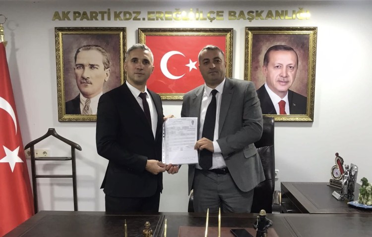 Gökhan Alagöz Kandilli Belediye Başkan aday adaylığı başvurusunu yaptı