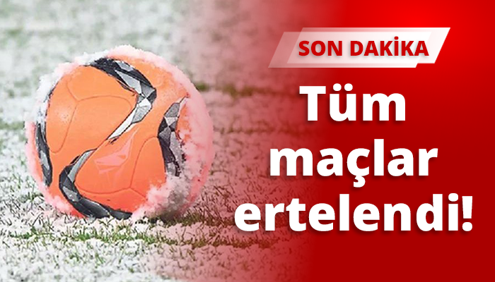 Zonguldak'ta amatör maçlar ertelendi