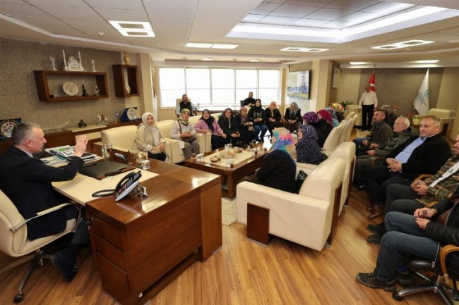 Kandıralı üretici kadınlardan Başkan Büyükakın'a ziyaret