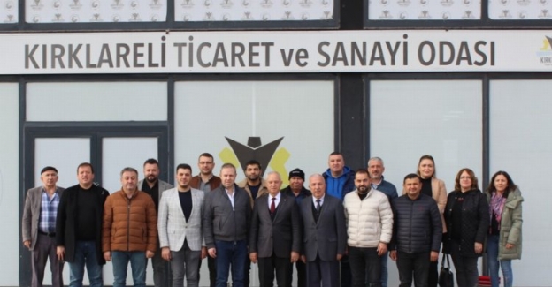 Keşan Ticaret Borsası'ndan Kırklareli TSO'ya ziyaret