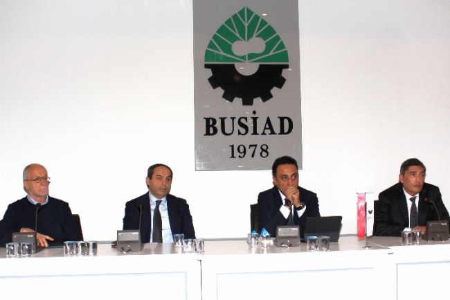 Tekstilin bugünü ve geleceği Busiad Evi'nde konuşuldu