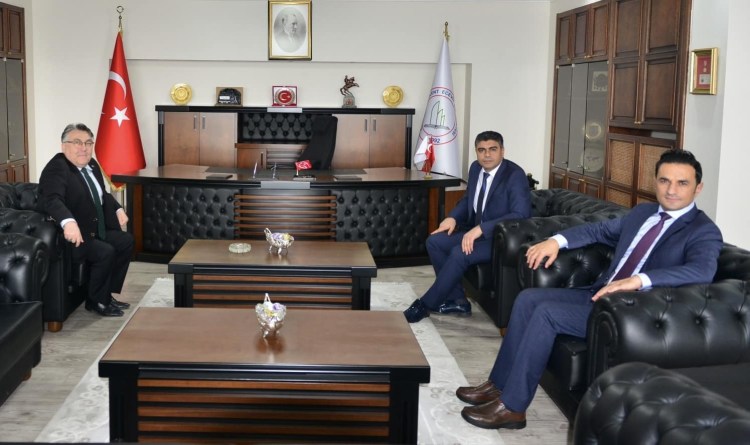 Başsavcı Kaynak ve Komisyon Başkanı Ceyhan’dan Rektör Özölçer’e ziyaret