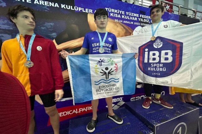 Yüzmede Türkiye ikincisi Eskişehir'den
