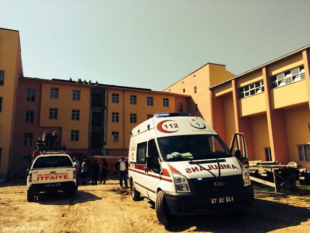 FEN LİSESİNDE İNTİHAR GİRİŞİMİ..