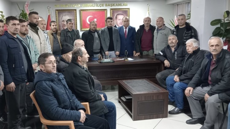 Tacirler Sinan Durdu’ya destek için AK Parti’de