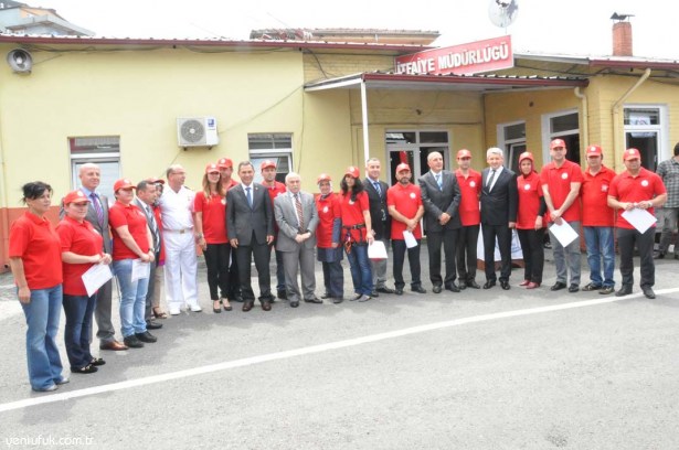 16 GÖNÜLLÜ İTFAİYECİYE DAHA SERTİFİKALARI VERİLDİ