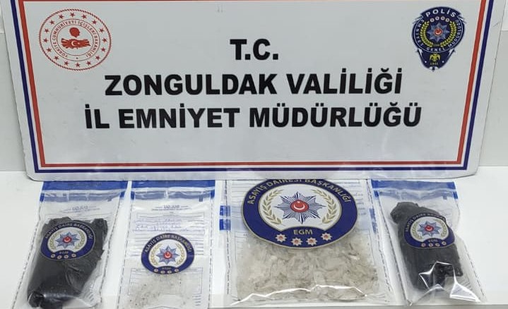 Zonguldak’ta uyuşturucu operasyonu: 2 tutuklama
