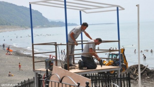 BELEDİYE PLAJI AÇILIYOR..