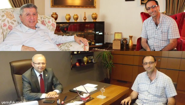 İŞADAMI ÖZKAN, CANDAN VE TOPTAN İLE GÖRÜŞTÜ