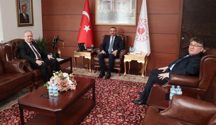 ZBEÜ Rektörü Özölçer ve KOÜ Rektörü Cantürk’ten Vali Hacıbektaşoğlu’na ziyaret