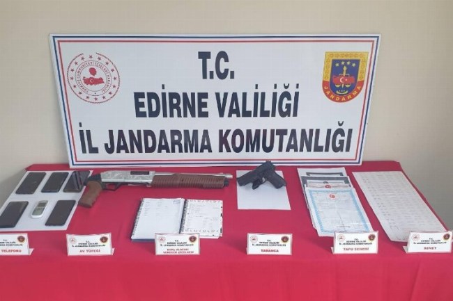 Keşan'da tefecilik operasyonunda 6 gözaltı