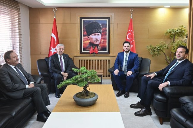 Mansur Yavaş'tan Hüseyin Baş'a ziyaret