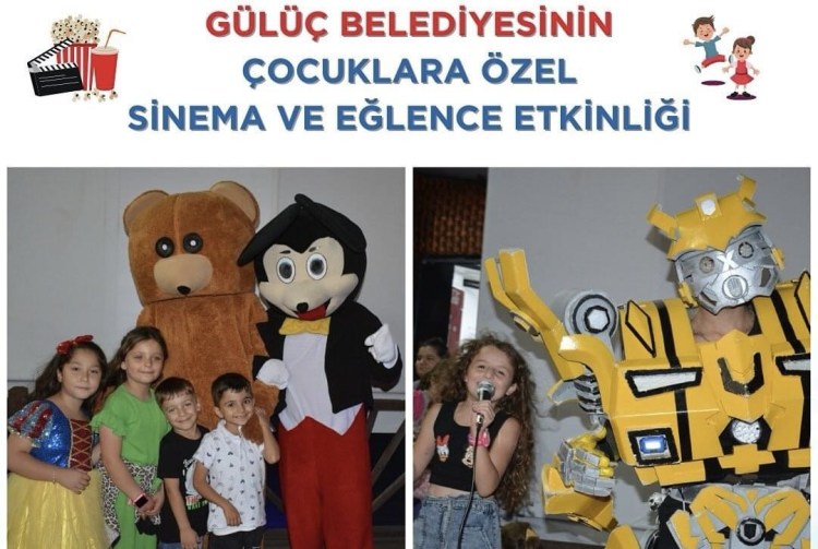 Gülüç Belediyesinden çocuklara özel eğlence programı