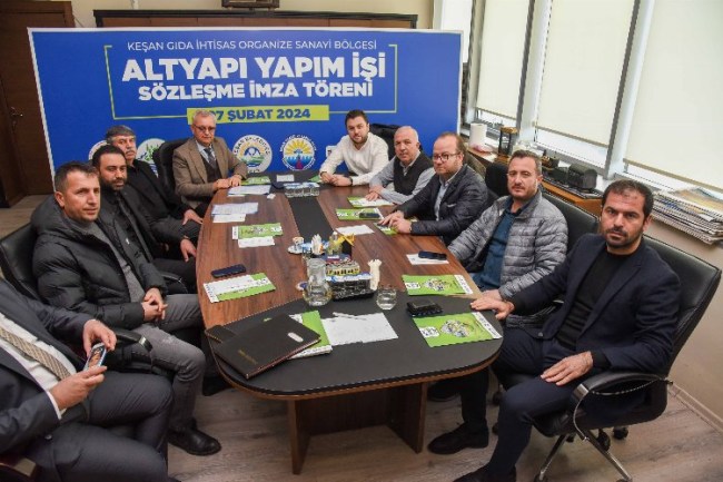 Mustafa Helvacıoğlu: "Gıda OSB'de altyapı çalışmaları başlıyor"