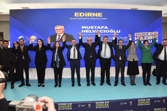 AK Parti'nin Edirne ilçe ve belde belediye başkan adayları açıklandı