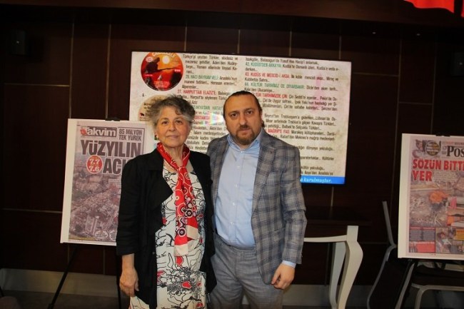 GTO'da deprem konulu gazete manşetleri sergisi