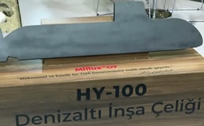 ERDEMİR’in çeliği ile HY-100 denizaltı çeliği üretildi, sırada HY-130 var
