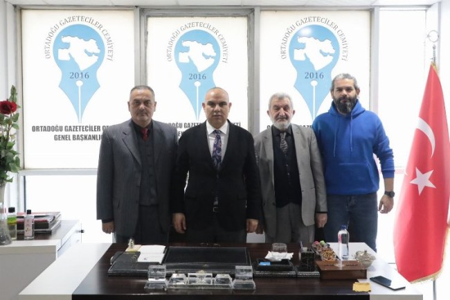 Vali Koç'tan Ortadoğu Gazeteciler Cemiyeti'ne ziyaret