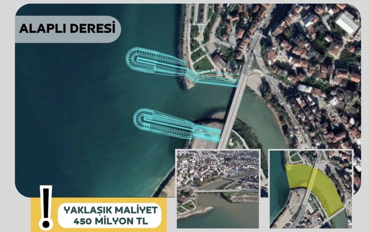 Alaplı Deresi yapım işi ihaleye çıkıyor