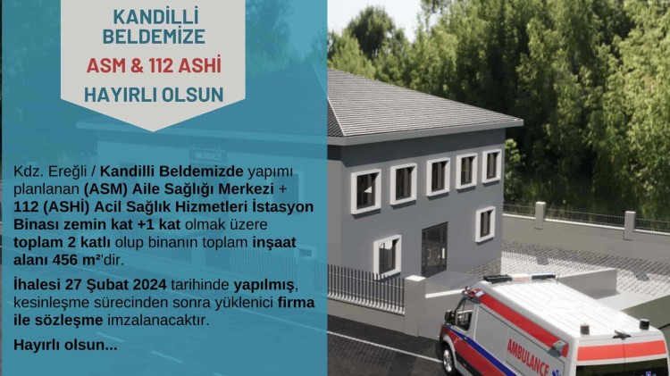 Kandilli’ye Aile Sağlık Merkezi yapılıyor
