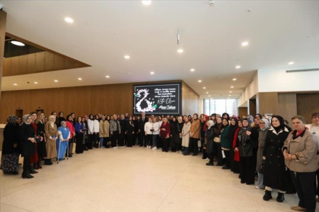 Başkan Taban'dan 8 Mart jesti