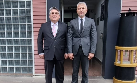 Rektör Özölçer’den Veli Köktürk’e hayırlı olsun ziyareti