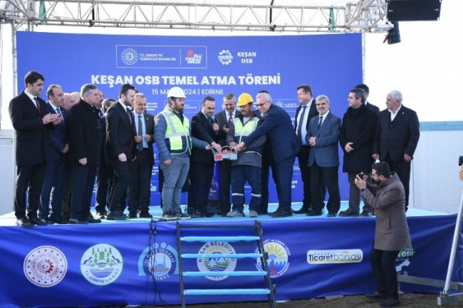 Keşan Gıda OSB'nin temeli atıldı