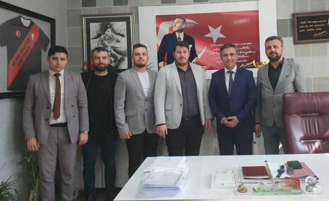 Karaarslan’dan Halk Eğitim Merkezi Müdürü Bozkurt’a ziyaret