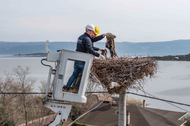 Eskikaraağaç Leylek Köyü'nde geleneksel temizlik