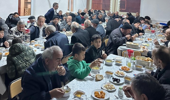 Bu köyde hergün iftar var