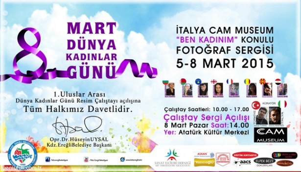 DÜNYACA ÜNLÜ KADIN RESSAMLAR, EREĞLİDE BULUŞUYOR..