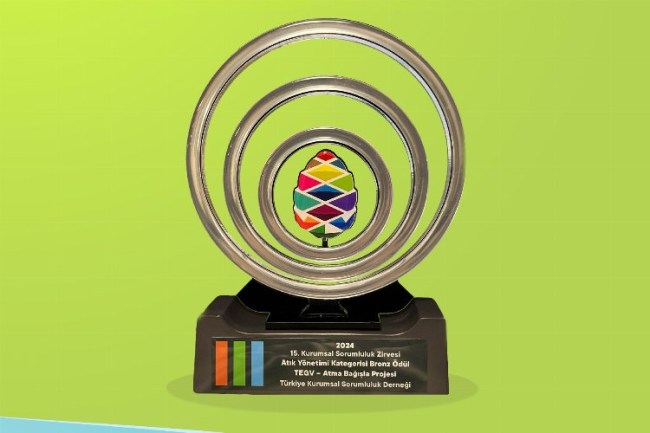 TEGV'in ‘Atma Bağışla' projesine ödül