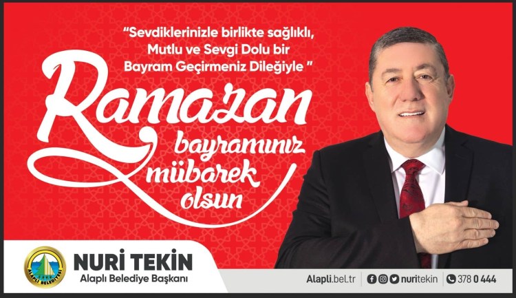 Başkan Tekin’den Ramazan Bayramı kutlaması