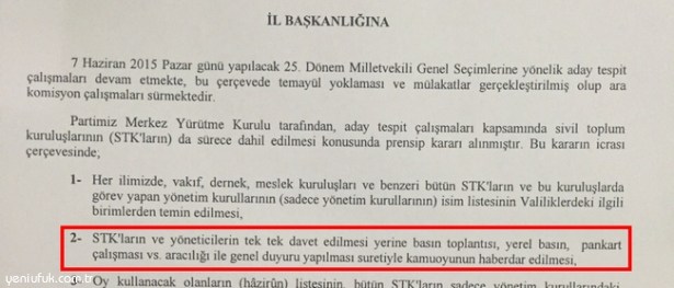GENEL MERKEZİ CİDDİYE BİLE ALMADILAR!..