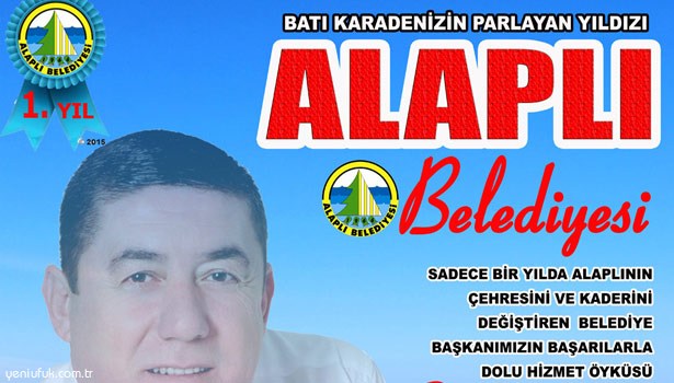 ALAPLI BELEDİYESİ 1 YILLIK HİZMETLERİNİ KİTAPÇIKTA TOPLADI..